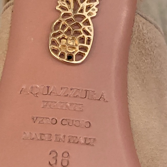 aquazzura nude heels